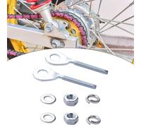 2Pz Regolatore Catena Fusello Robusto Con Dadi Di Blocco Per Honda Crf70 Z50R
