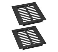 2pz Rettanre Ventilazione Griglia Alluminio Lega,150x150mm/5,91"x5,91"