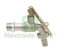 2PZ RUBINETTO A SFERA CON MANIGLIA A LEVA CON PORTALUCCHETTO ART.144 M 1 2" CON: