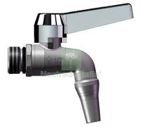 2PZ RUBINETTO A SFERA OTTONE + BECCUCCIO BUGATTI NICHELATO 1 2M: