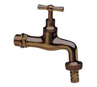 2PZ RUBINETTO OTTONE ANTICATO 1/2" CON PORTAGOMMA Nextradeitalia