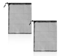 2pz Sacchetto Filtro per Pompa per Laghetto, 39x30cm Sacchetto Barriera per Pompa Dell'Acqua con Coulisse Addensato Rete Sacchetto per Materiale Filtrante Accessori Fontane Esterne