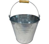 2PZ SECCHIO ZINCATO GALVANIZZATO DOMUS LT 10 CM 28X19 H.CM 24