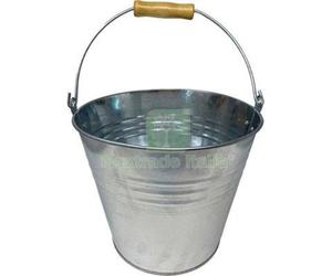 2PZ SECCHIO ZINCATO GALVANIZZATO DOMUS LT 10 CM 28X19 H.CM 24: