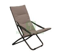 2PZ SEDIA PIEGHEVOLE CAPRI CM. 83X50X93 H COL. GRIGIO SCURO: