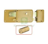 2PZ SERRATURA FERROGLIETTO 'P65 CF' 6 MANDATE E60 DX: