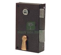 2PZ SERRATURA VERTICALE DA APPLICARE ART. 185 E 45 LUNGHEZZA MM 70 DX: