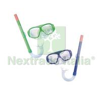2PZ SET DA SNORKELING "FREESTYLE" MASCHERA E BOCCAIO PER RAGAZZI +7 ANNI (ART.2: