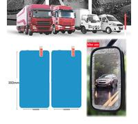 2pz/set Pellicole Antipioggia 340x160mm Pratica Trasparente Camion Pellicola Ant