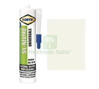 2PZ SILICONE NEUTRO SIL BOSTIK AVORIO RAL 1013 ML 300: