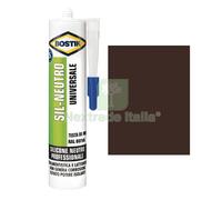 2PZ SILICONE NEUTRO SIL BOSTIK TESTA DI MORO RAL 8014 ML 300:
