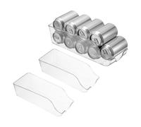 2pz Sottile Bevande Organizzatore per Frigo PET Frigorifero Lattina Bevande