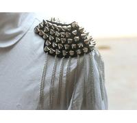 2Pz Spilla Spallina Punk Gotica Con Frange Vintage Fai Da Te Costume