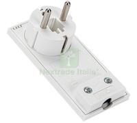 2PZ SPINA MOBILE RIBASSATA SCHUKO CLOCK FME BIANCO 2P+T 16A: