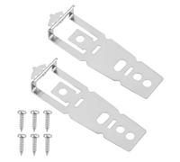 2pz Staffa per Lavastoviglie, Clip di Montaggio Universali per Lavastoviglie WD01X27759 con Viti Clip per Lavastoviglie Regolabili Sotto Il Bancone per GE