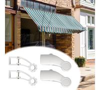 2pz Staffe per Tenda da Sole con Coperchi per Tubo Quadrato 40mm Supporto Cambio