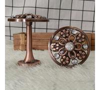 2Pz Supporti Per Tende Ganci Decorativi In Lega Di Zinco