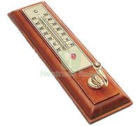 2PZ TERMOMETRO PRONTY LEGNO 10 +50°C CM 17,5X4,0: