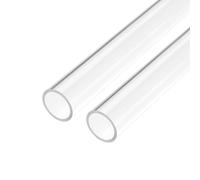 2pz Tubo Rigido Acrilico 18mm IDx22mm ODx0,5m,Tubo Parete Rotondo 2mm