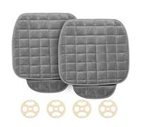 2pz Universale Imbottitura Soffice Cuscino Sedile Anteriore Auto Grigio