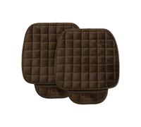 2pz Universale Imbottitura Soffice Cuscino Sedile Anteriore Auto Marrone