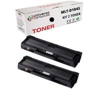 2pz x MLT-D1042S Toner Compatibile Nero per Samsung ML-1660 ML-1661 ML-1665 ML-1666 ML-1670 ML-1675 ML-1860 ML-1865 ML-1865W SCX-3200 SCX-3201 SCX-3205 SCX-3205W SCX-3206 SCX-3217 SCX-3218