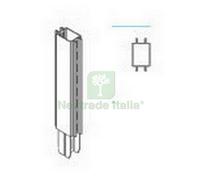 2PZ ZAF SCAFFALATURA PIANTANA PER PARETE GRIGIA CM 5X205H: