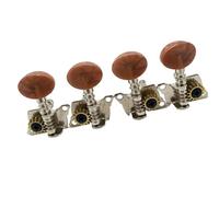 2R 2L Metal Ukulele Locking String Tuner Guitar Tuning Peg Machine Head Con Pioli Marroni Resistenti E Facili Da Installare