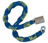 Viro | Blocca Catena, Catena Moto e Scooter, con Lucchetto, Asta Anti-strappo e Antitaglio, Catena Semiquadra di 90 cm, sezione 8 mm