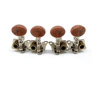 2R2L Metal Ukulele Locking String Tuner Guitar Tuning Peg Machine Head Con Piroli Marroni Piroli Accordatura per Chitarra