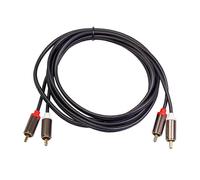 2RCA a 2 RCA cavo audio coassiale RCA 3.5 Jack stereo RCA 1M per home theater DVD Amplificatore TV CD Scatola armonica