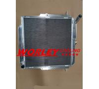 2row Aluminum Radiator for Toyota Landcruiser 70 Series FJ70 FJ73 FJ75 Petrol 4L