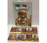 2'SERIE ALBUM STARTER PACK ITALIAN BRAINROT SKIFIDOL+10 BUSTINE CARD-