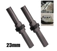 2set 23mm Metallo Spina Cunei Calcestruzzo Rock Pietra Ramificato for Granito