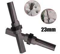 2set 23mm Metallo Spina Cunei Calcestruzzo Rock Pietra Ramificato for Granito