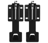 2Set Adjustable Black Steel Range Hood Lift Hooks Durable Home Kitchen Bracket