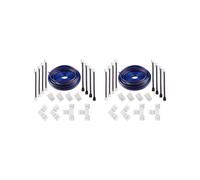 2Set Cavo di Prolunga per Striscia LED RGB Un 4 Pin 16,4FT (5M), Kit Connettori Strisce LED per Striscia Luminosa LED RGB Flessibile 5050