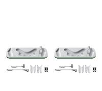 2set Charging Dock for Mta Qest 3/3S VR Headset & Controllers Magnetic Fast Charging Station with LED Light Strip Headset Display Stand and Controller Mount With 2 Rechargeable Batteries