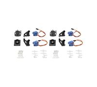 2Set Dual Axle Servo Gimbal Anti-Vibration Camera Platform Mount PTZ Pan/Tilt con 4 Pezzi 9G Servo per FPV Drone Assembly