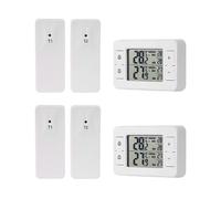 2Set Household Refrigerator Cold Storage Electronic Thermometer One Tow Two Wireless Transmission T