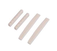 2set / Lotto Dadi da Sella a Ponte Osseo,1 Dado per Sella per Chitarra, Ponte in Osso per Chitarra Acustica Accessori di Ricambio per Chitarra Classica e Folk 6 Corde