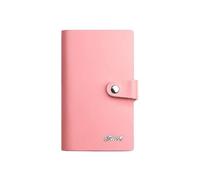 2Set PU Cover A7 Mini Notebook Tasca portatile Notepad Libro del diario Scrittura a mano di parole Memo Pad Ufficio Studente cancelleria scolastica(Pink-)