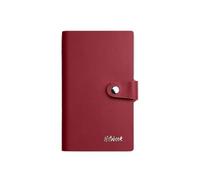 2Set PU Cover A7 Mini Notebook Tasca portatile Notepad Libro del diario Scrittura a mano di parole Memo Pad Ufficio Studente cancelleria scolastica(Red-)