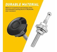 2set Pulsante Rilascio Cappuccio Perni Cofano Serratura Clip Auto Paraurti Kit