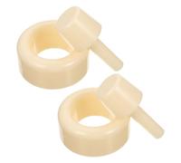2set Stampo per Cono Gelato Bianco in Plastica, Kit Sagomatore | Antiaderente, Produzione Efficiente, Cottura Versatile, Mantiene la Forma Durante la Preparazione