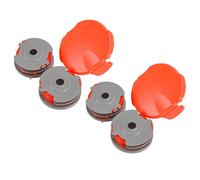 2Set Trimmer Spool Line & Cap Cover Fit for Flymo Contour 500 700 500XT