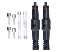 2SETS 1500V Connettori PV solare IP68 Connettore del supporto per fusibile solare Anti UV PPO. (15a)