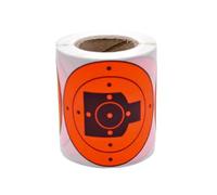 2sets 200 Pcs/Roll Yellow Red Exercises Target Stickers Set 7.6 CM Training Supplies Sticker Per L'allenamento Al Tiro(TypeB)