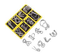 2Sets Rompicapi per Giochi Educativi per Adulti e Puzzle Teaser Cerebrale Giocattoli Sblocco Interlock e Stimolante