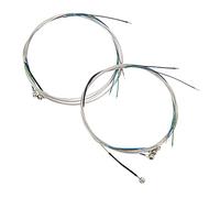 2Sets Yootones Set di corde per violino (G D A E) Ball End In Acciaio Inossidabile Nucleo Con Nickel Argento Ferita per 3/4 4/4 Violini Accessori